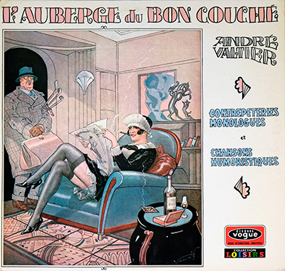 ANDRE VALTIER - L'Auberge du Bon Couche album front cover vinyl record